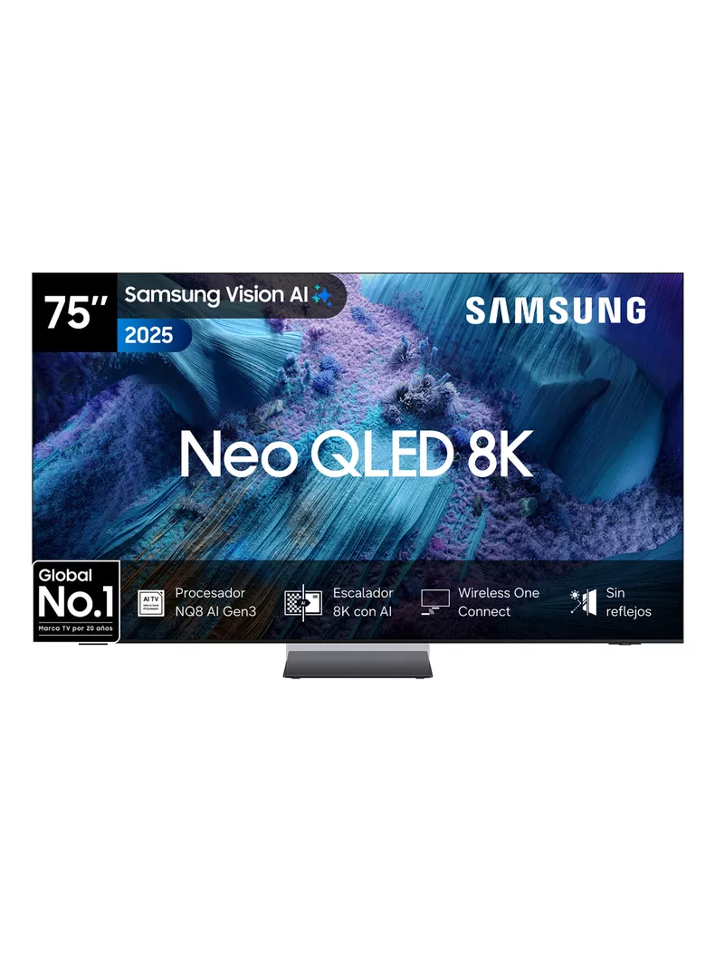 Neo QLED Mini LED Smart TV 75'' 8K UHD Vision AI QN990F 2025