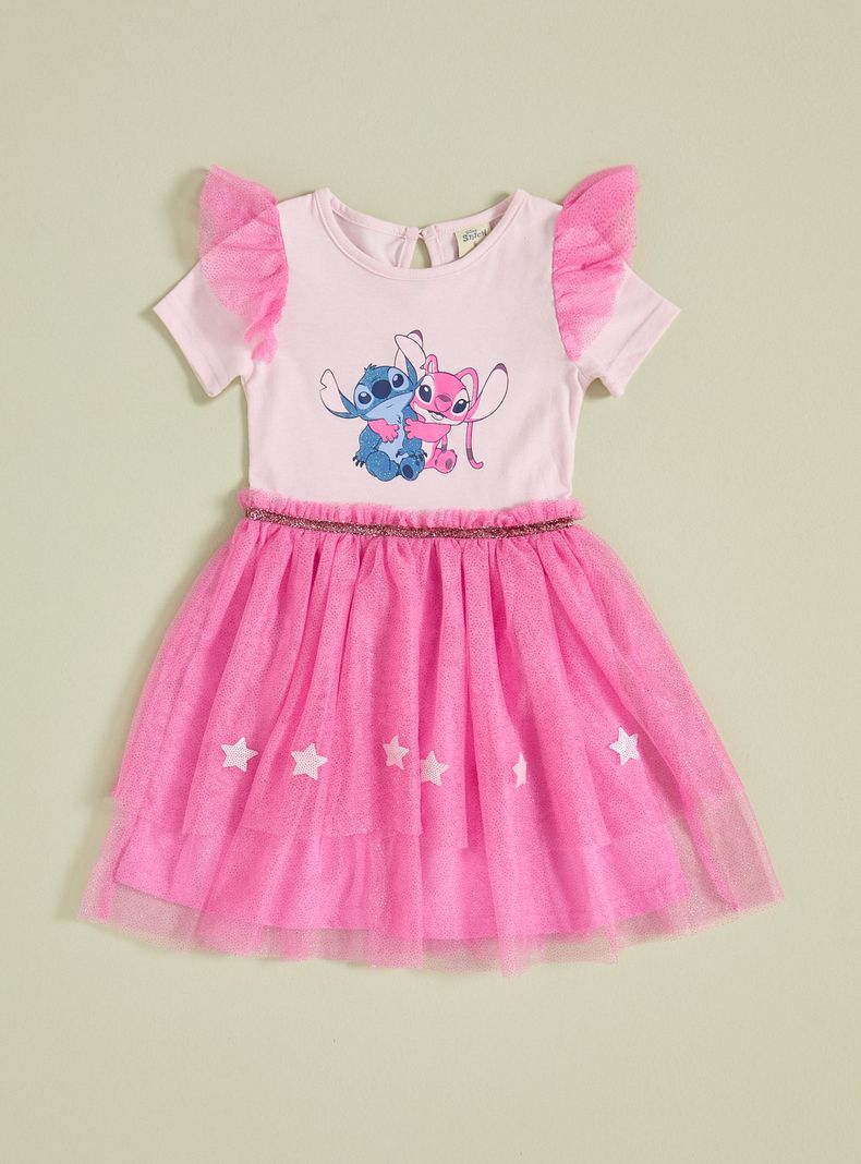 Vestido Tul Estrellas Stitch