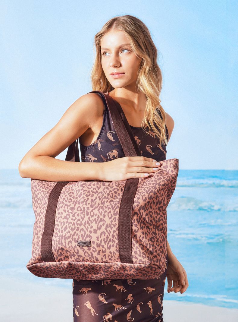 Bolso de Playa Estampado + Scrunchie