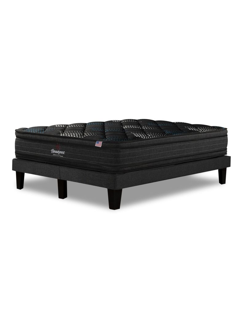 Cama Europea 2 Plazas Gravity Dual Tignes Gris