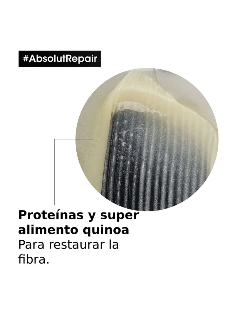 Shampoo Reparación Profunda Absolut Repair Serie Expert 500 ml L'Oréal Professionnel-2