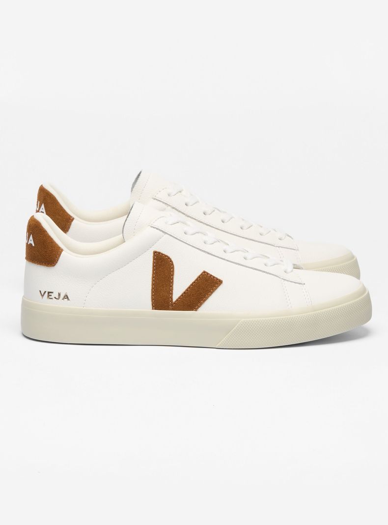 Zapatilla Urbana Cuero Campo White Mujer