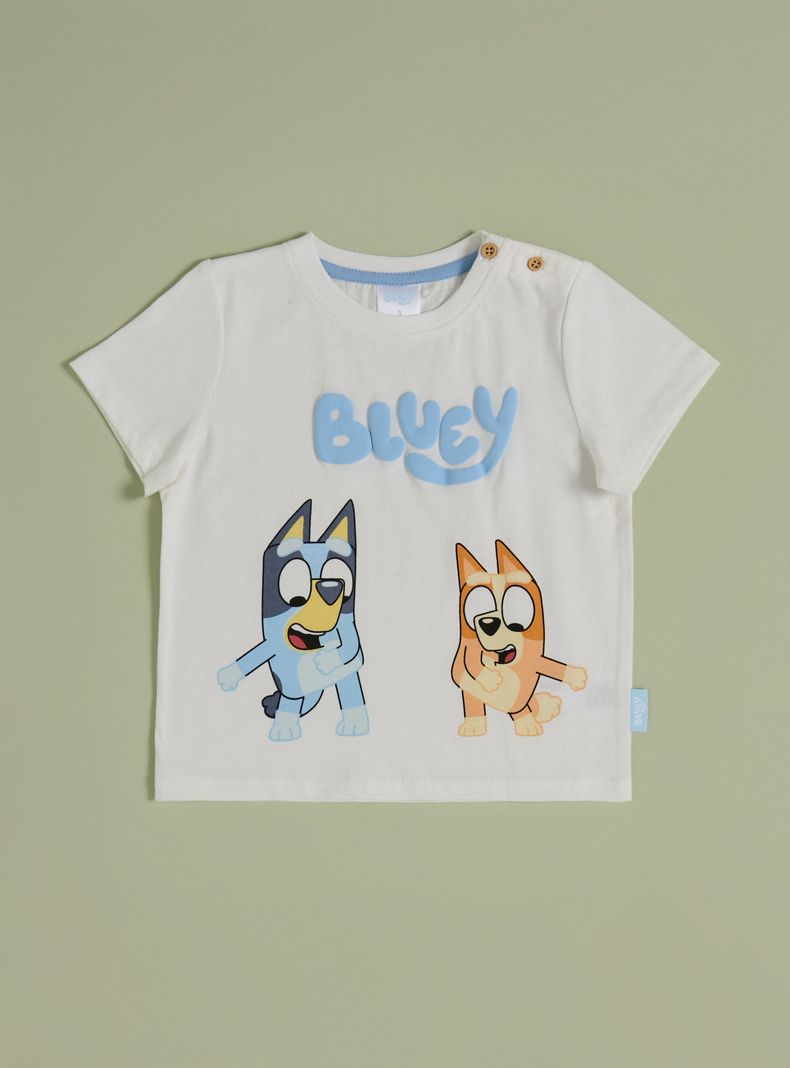 Polera Estampado Personajes Bluey Niño
