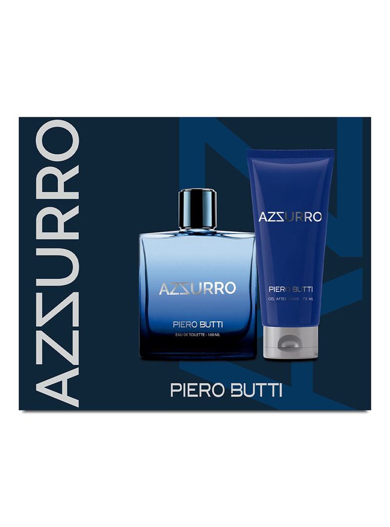 Set Perfume Hombre Azzurro EDT Hombre 100 ml + After Shave 75 ml
