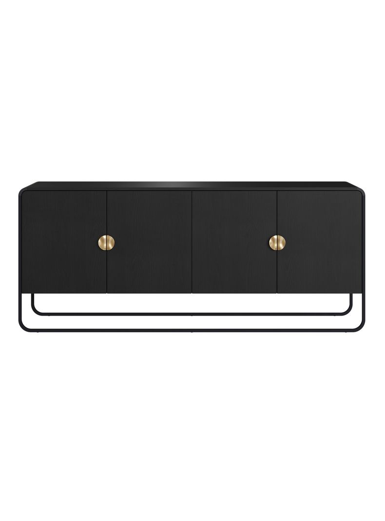 Buffet 4 Puertas 180 cm Negro