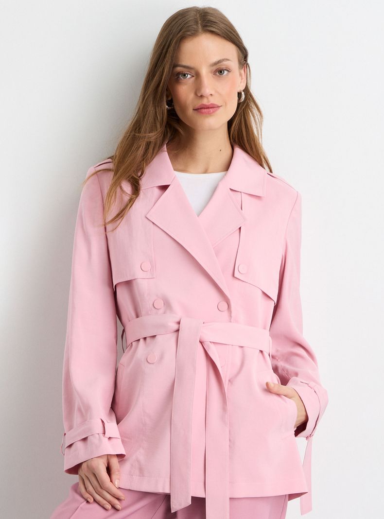 Trench con Botón