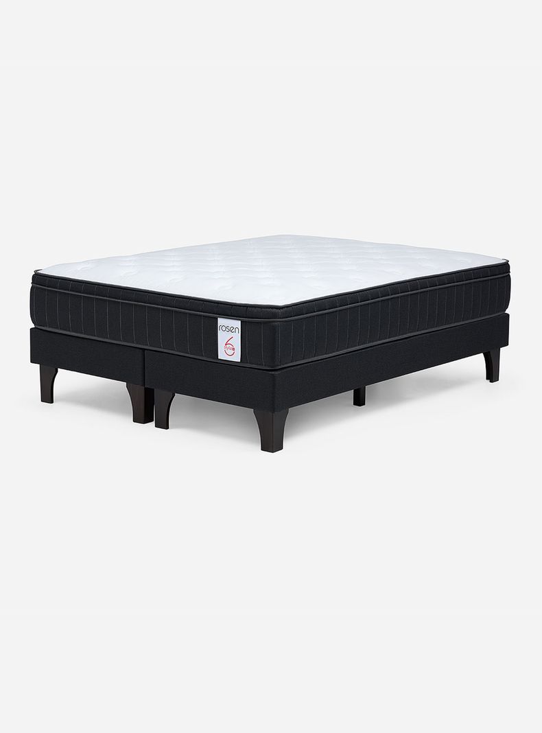 Cama Europea Súper King New Style 6 Plus 200x200 cm