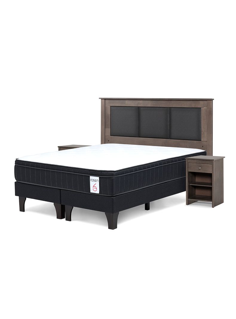 Cama Europea King New Style 6 Plus + Set Rachel