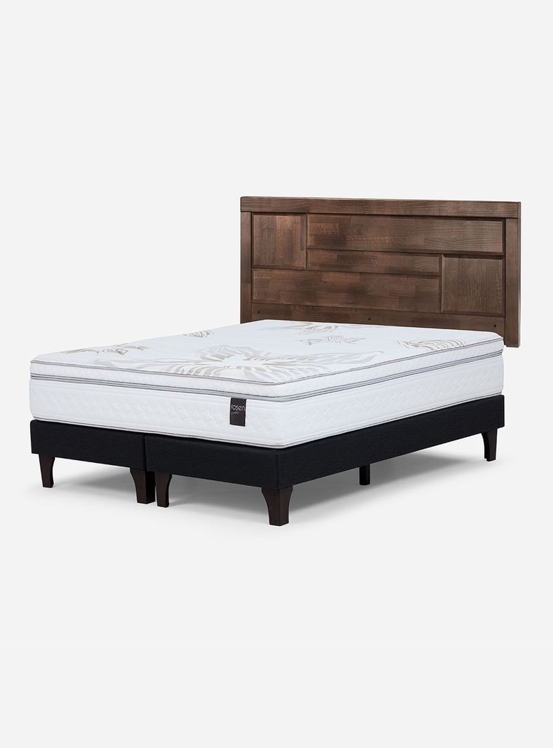 Cama Europea King Art 4 + Respaldo Dolce