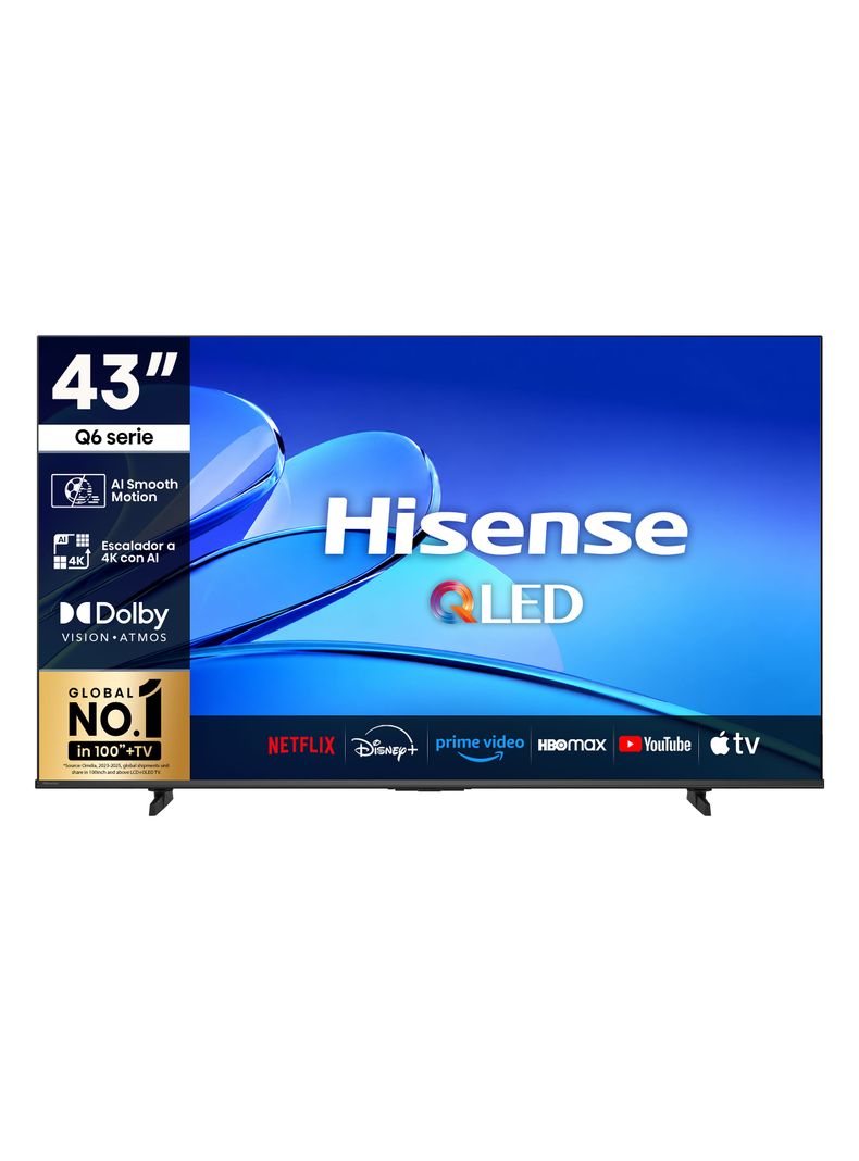 QLED Smart TV 43'' 4K UHD 43Q6QV