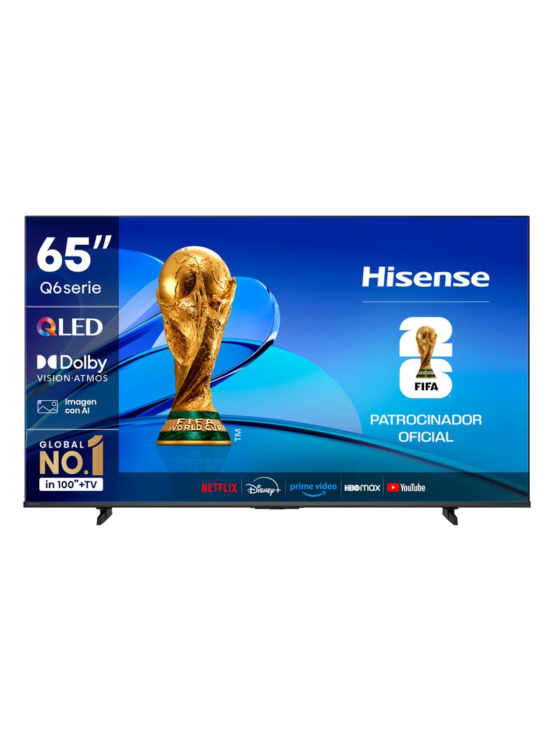 Hisense QLED Smart TV 65'' 4K UHD 65Q6QV