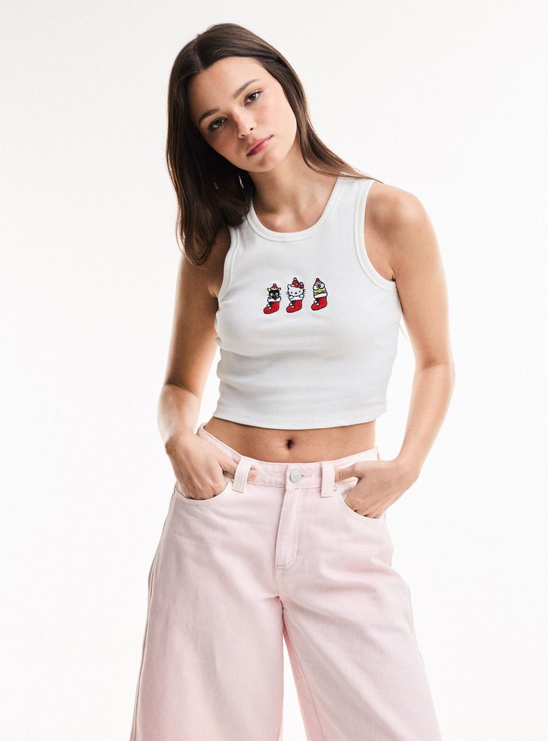 Polera Tank Licencia Hello Kitty