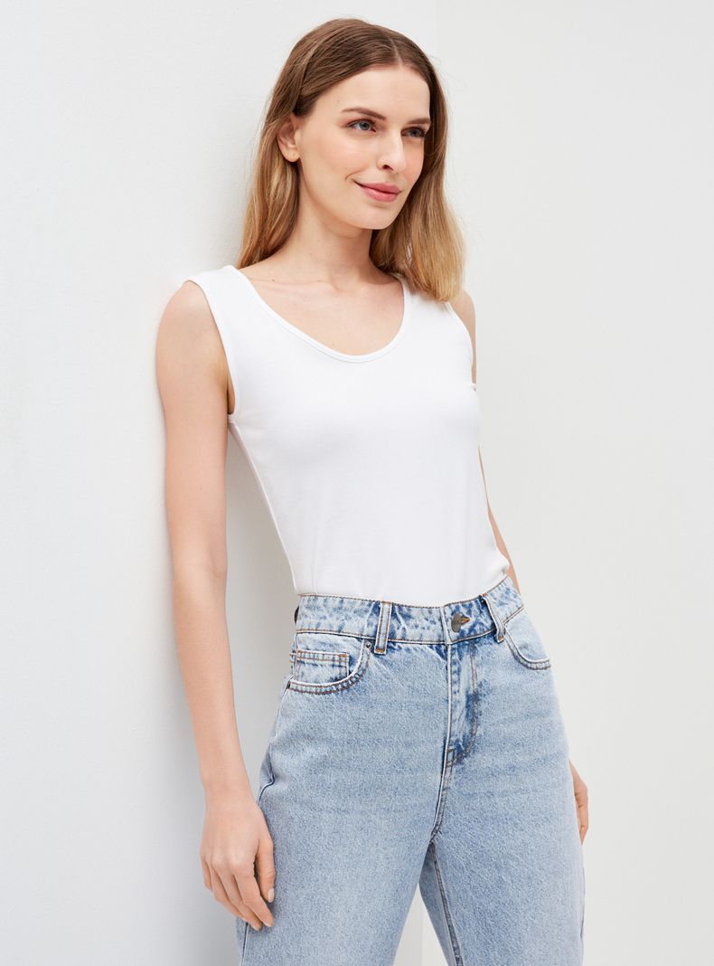 Polera Básica Tirante Ancho-0