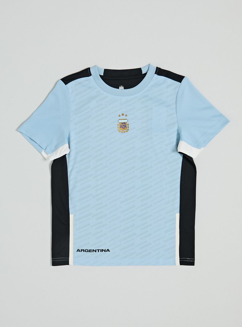 Polera Deportiva Selección Argentina Escudo AFA Niño