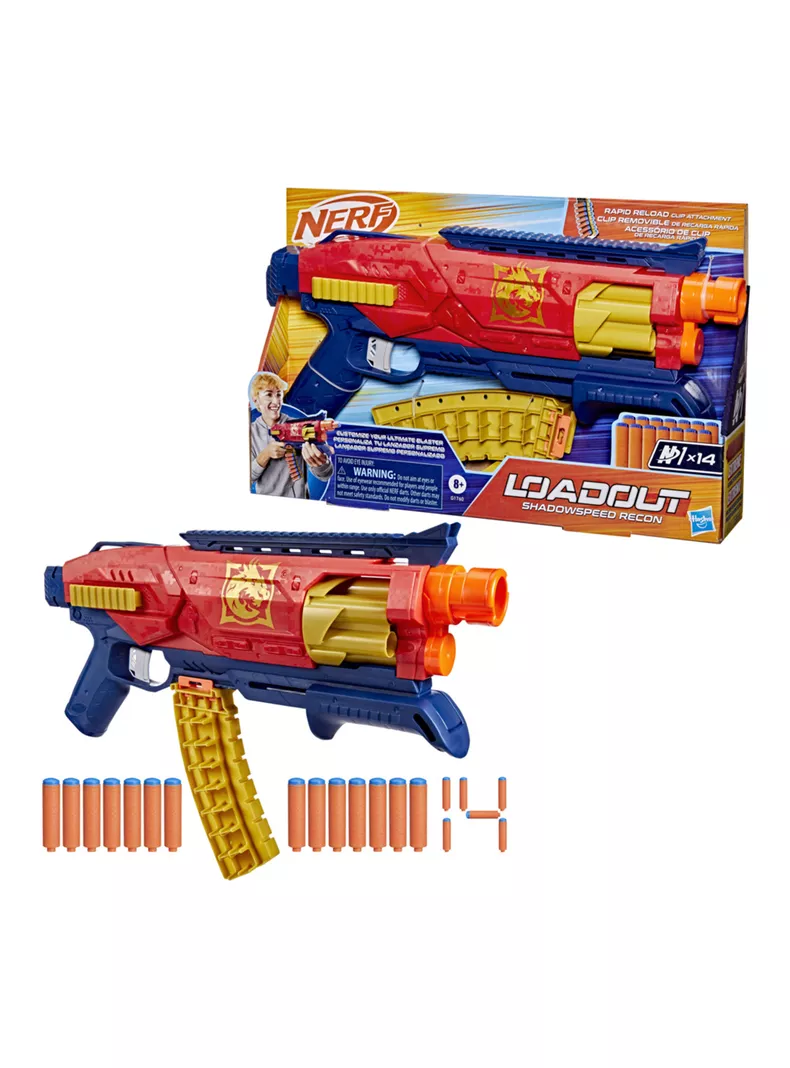 Lanzador de Dardos Loadout Shadowspeed Recon + 14 Dardos