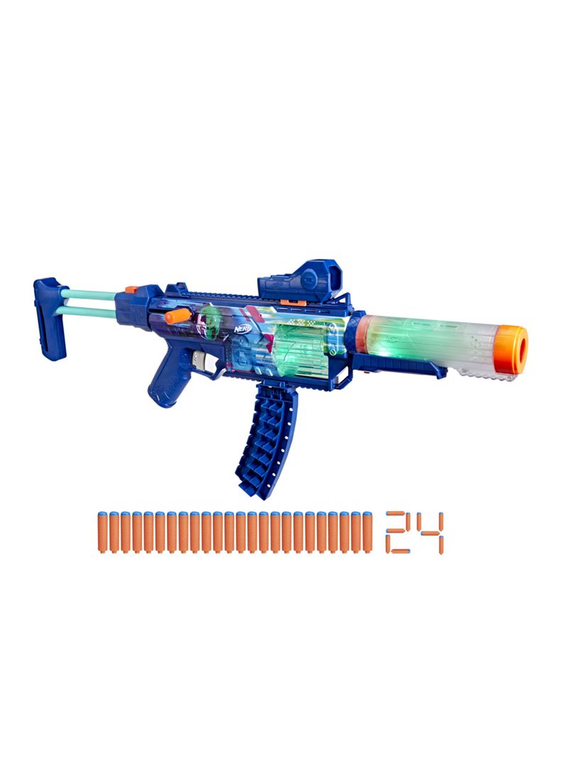 Lanzador de Dardos Loadout Cyberlight Ghost + 24 Dardos