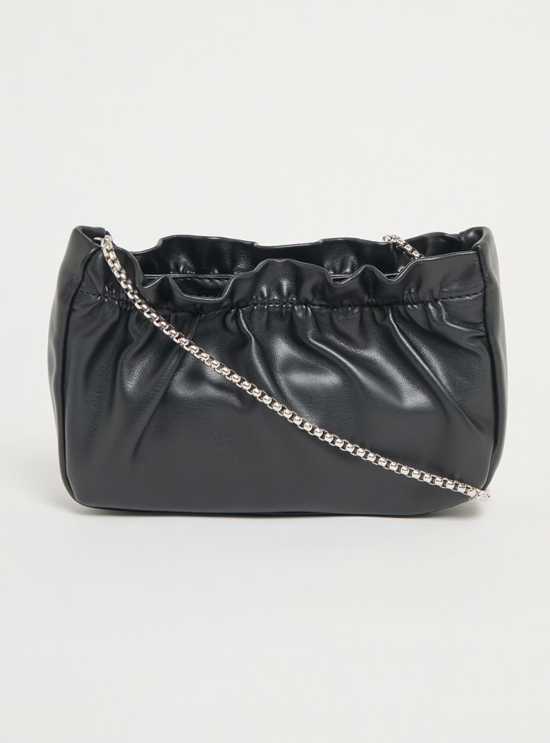 Cartera Crossbody Efecto Metalizado con Cadena