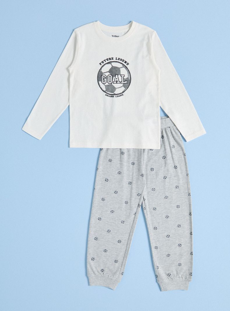 Pijama Estampado con Pantalón Jogger Niño