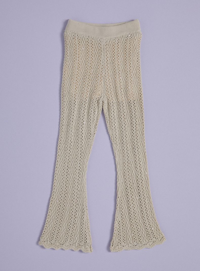 Pantalón Tejido Lentejuelas Niña