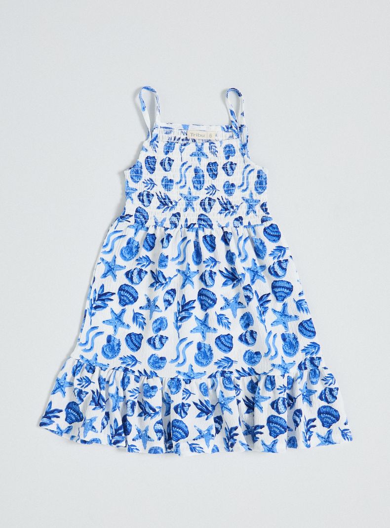 Vestido Panal Full Estampado