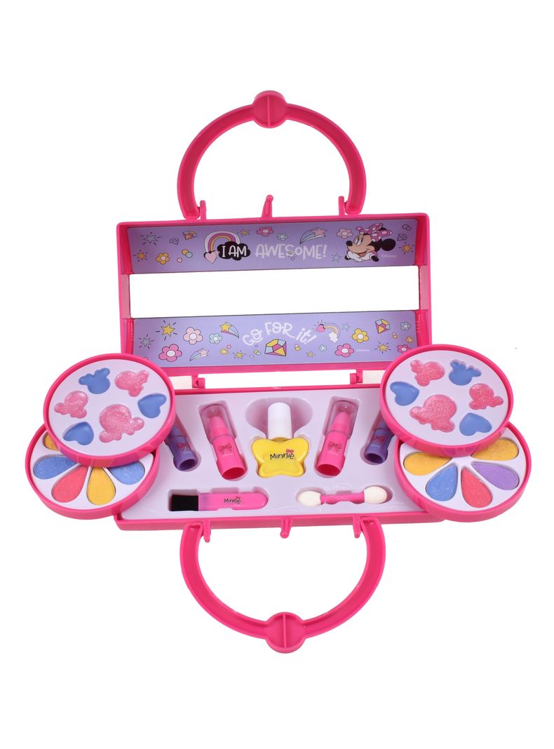 Set de Belleza Niñas Cartera de Mano Cosméticos Tres Pisos