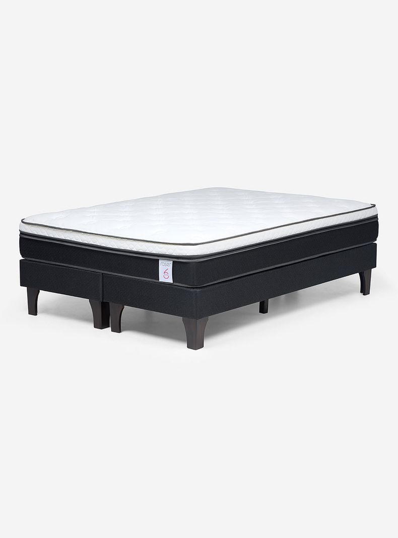 Cama Europea New Style 6 2 Plazas Base Dividida