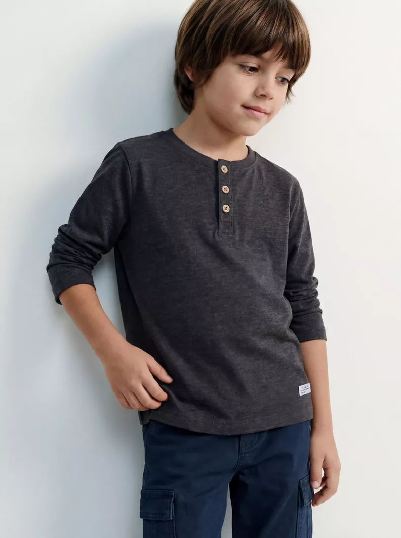 TRIBU POLERA TIPO HENLEY LISA
