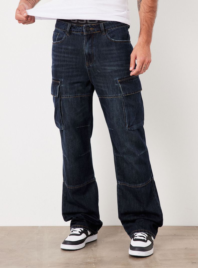 Jeans Cargo Fit