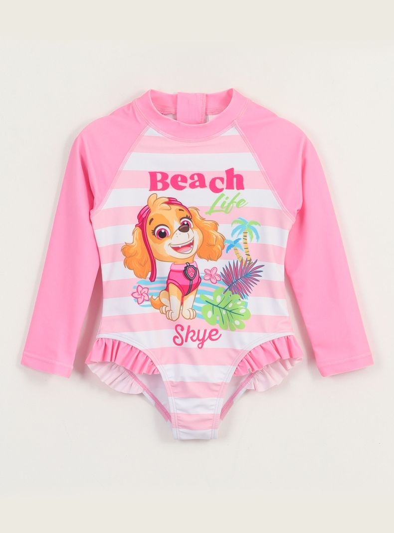 Traje de Baño Entero Toddlera Rayas