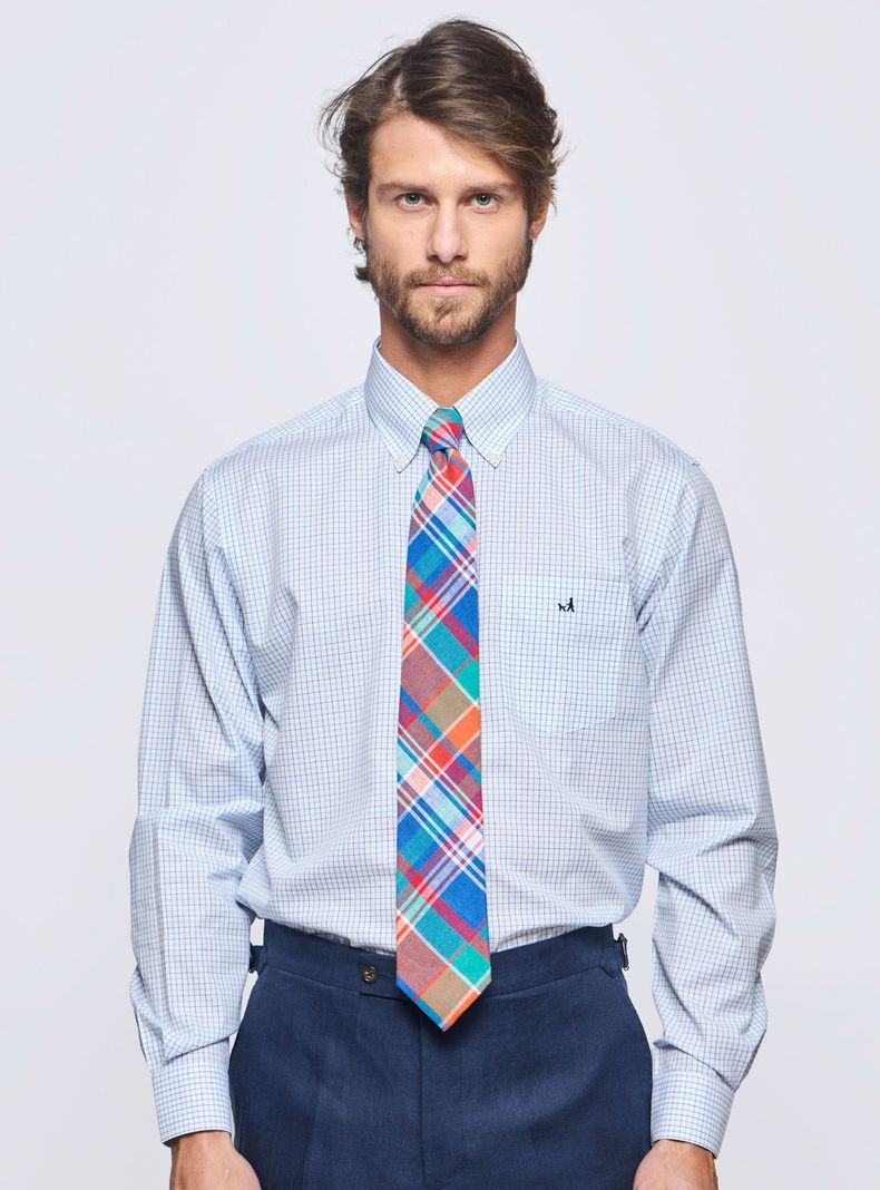 Camisa Vestir Abotonada Algodón