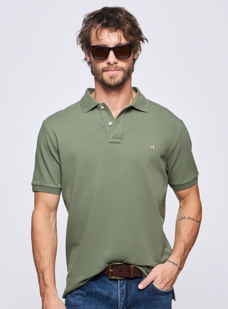 Polera Pique Clásica Algodón