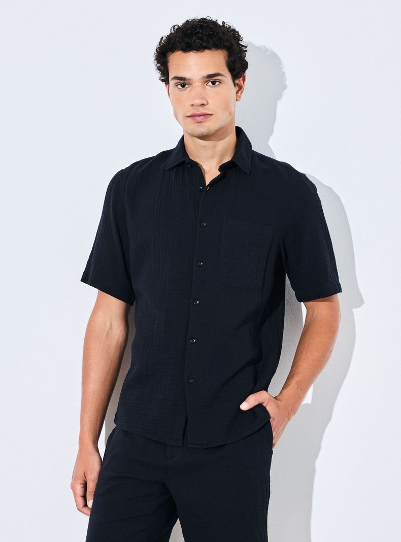 ALANIZ CAMISA MANGA CORTA CON BOLSILLO