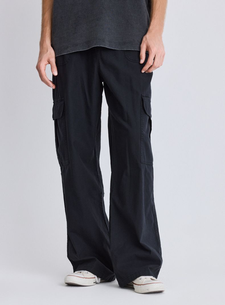 FOSTER PANTALÓN CARGO FIT TIRO MEDIO