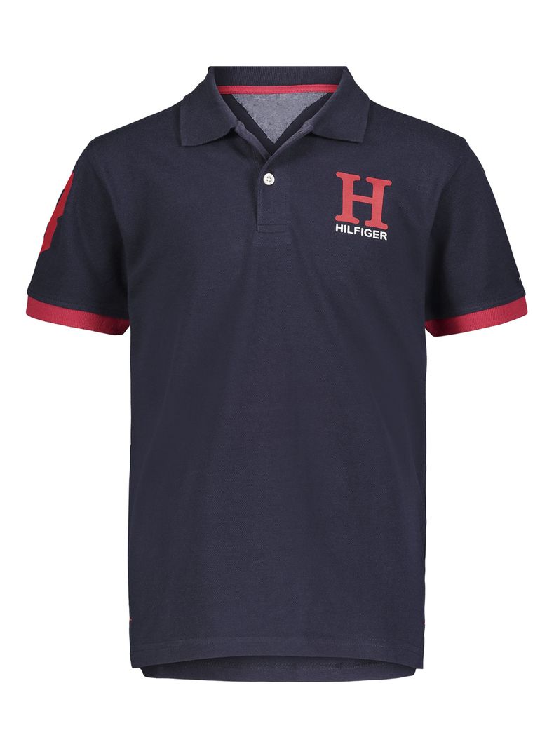 Polera Polo con Número en Manga