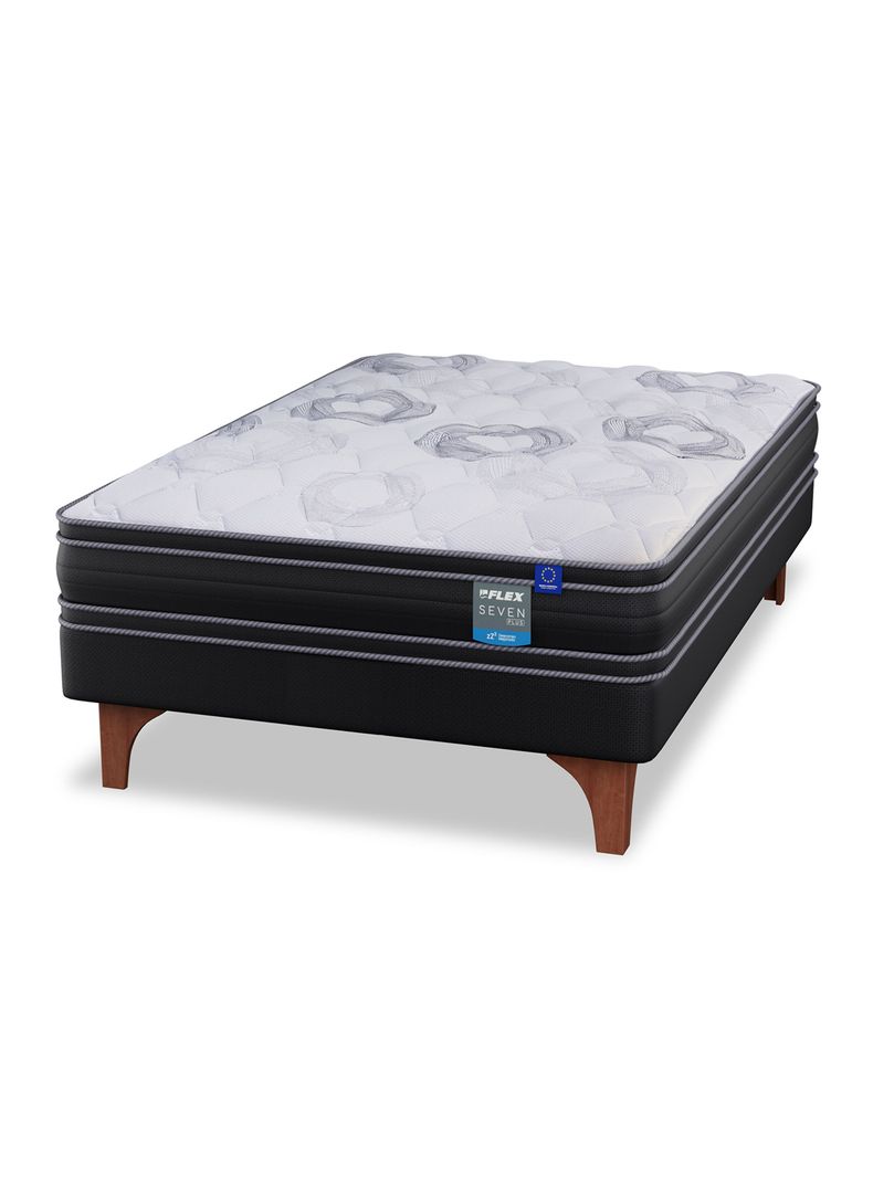 Cama Europea Seven Plus 1.5 Plazas Box-0