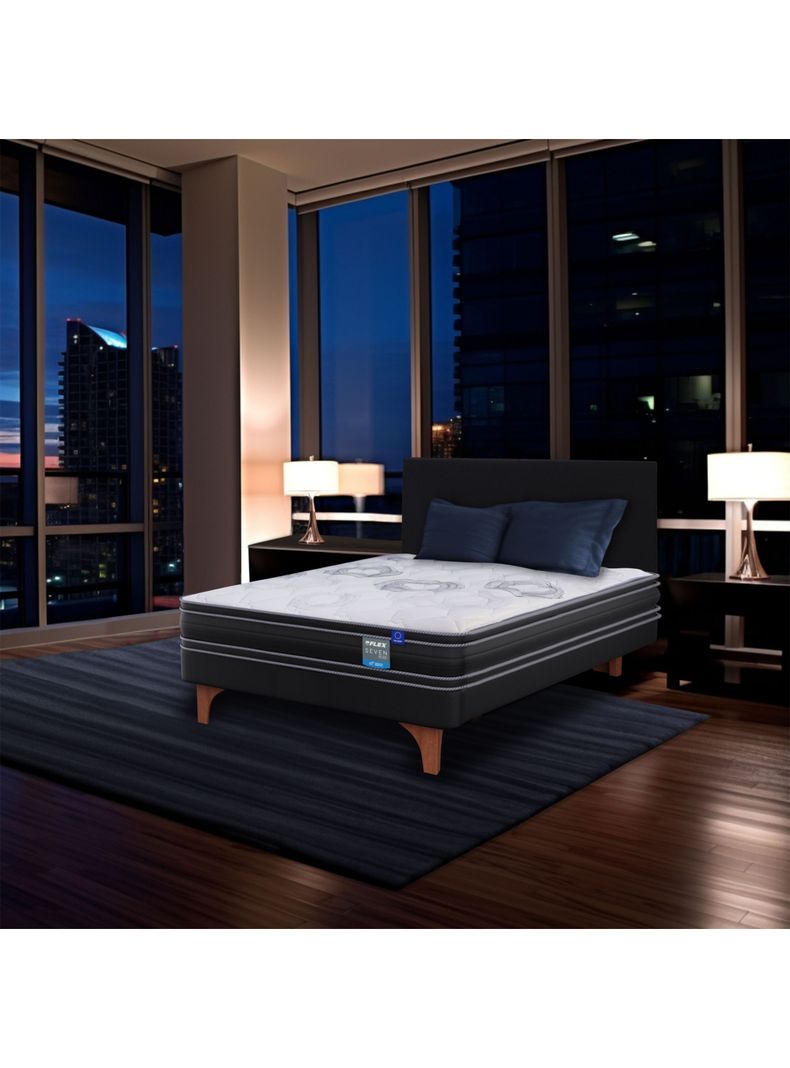 Cama Europea Seven Plus 1.5 Plazas Box-5