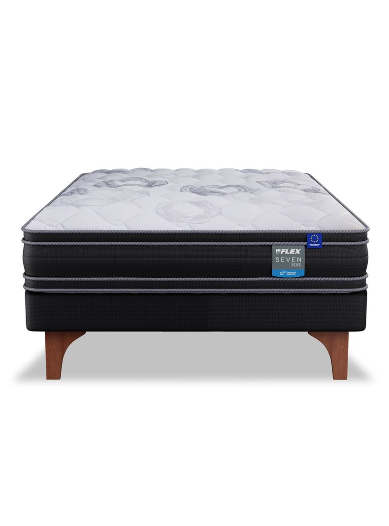 Cama Europea Seven Plus 1.5 Plazas Box-2