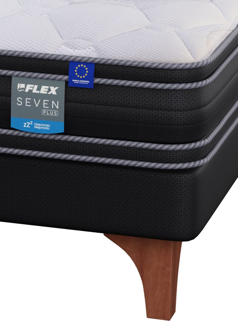 Cama Europea Seven Plus King-4