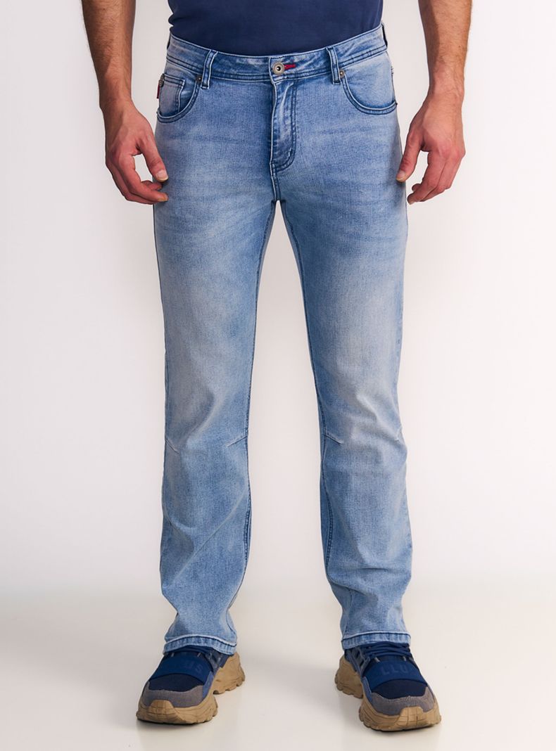 Jeans Tiro Alto Pinzas Straight