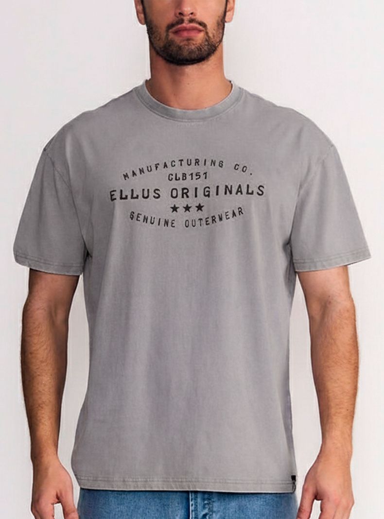 Polera Relaxed Fit Acid Wash