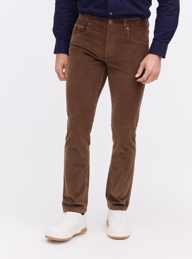 Pantalón Cotelé Cinco Bolsillos Spandex