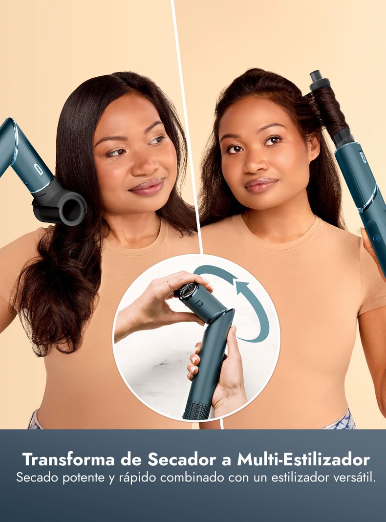 Secador de Pelo Multistyler FlexStyle en Turquesa HD456 Shark