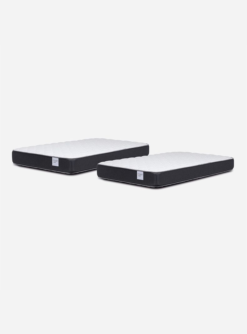 Set de 2 Colchones Wave 0.90x190 cm 1 Plaza
