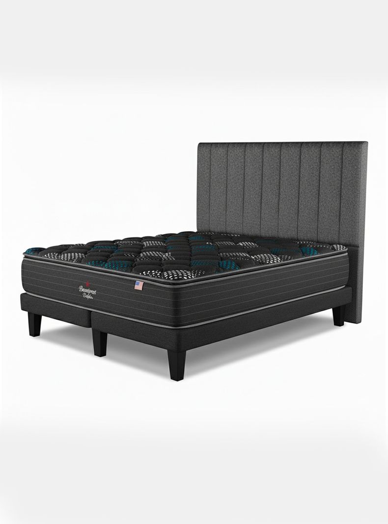 Cama Europea Dolphin King + Respaldo TIB GR