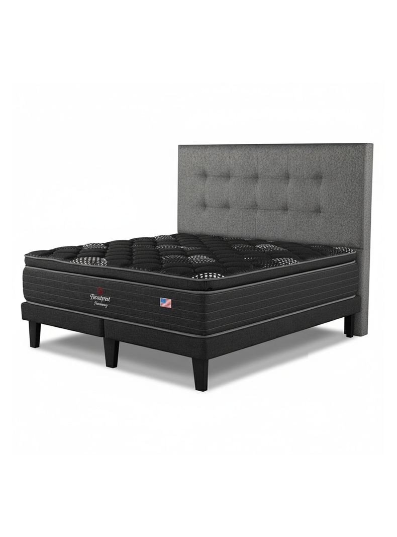 Cama Europea Harmony King + Respaldo