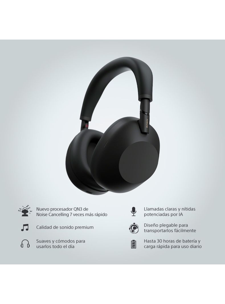 Sony WH-1000XM6 Wireless Noise-Canceling Headphone - Black (WH