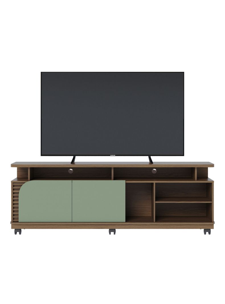 Rack TV 75 Jurere Almendra Verde