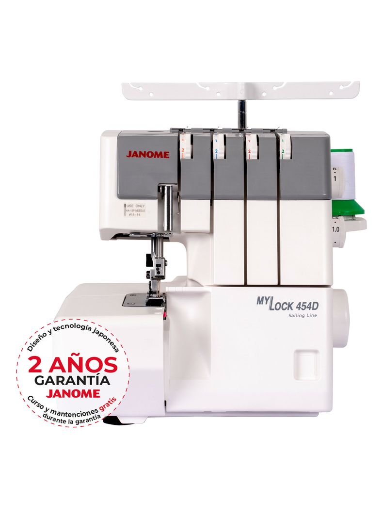 Janome Máquina de Coser Overlock MyLock 454D