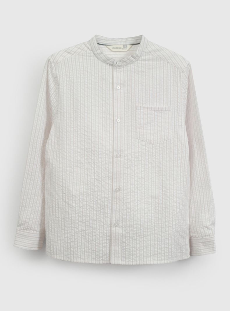 Camisa Cuello Redondo con Rayas Niño