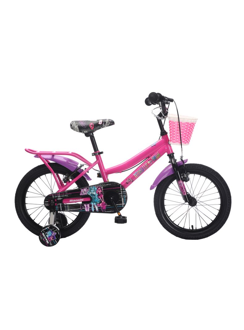 Bicicleta Infantil Monster High Aro 16'' Nina Morado Claro